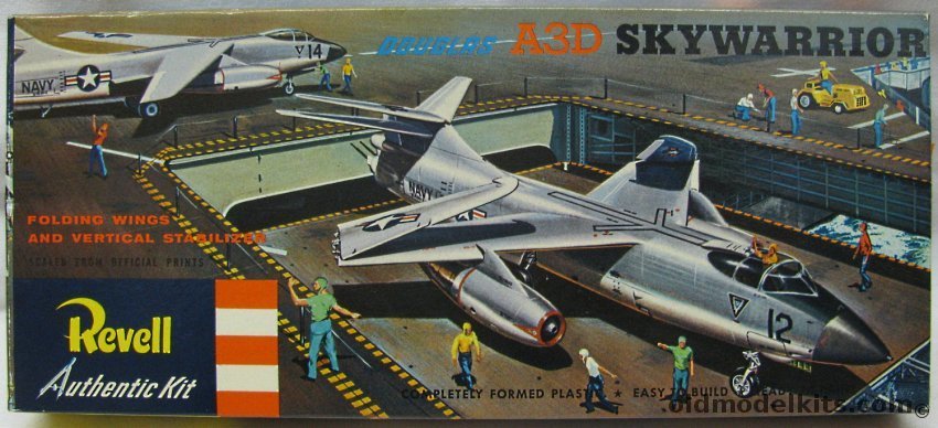 Revell 1/84 A3D Skywarrior (A-3) - 'S' Issue, H241-98 plastic model kit